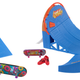The Hot Wheels Skate Drop-in Skate Sets next to the Hot Wheels Skate Amusement Park Skate Set.